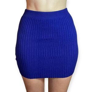 Princess Polly blue mini skirt